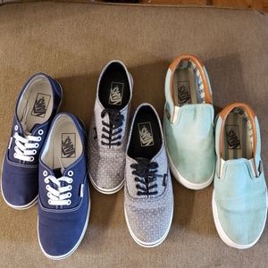 3 Pairs of Vans